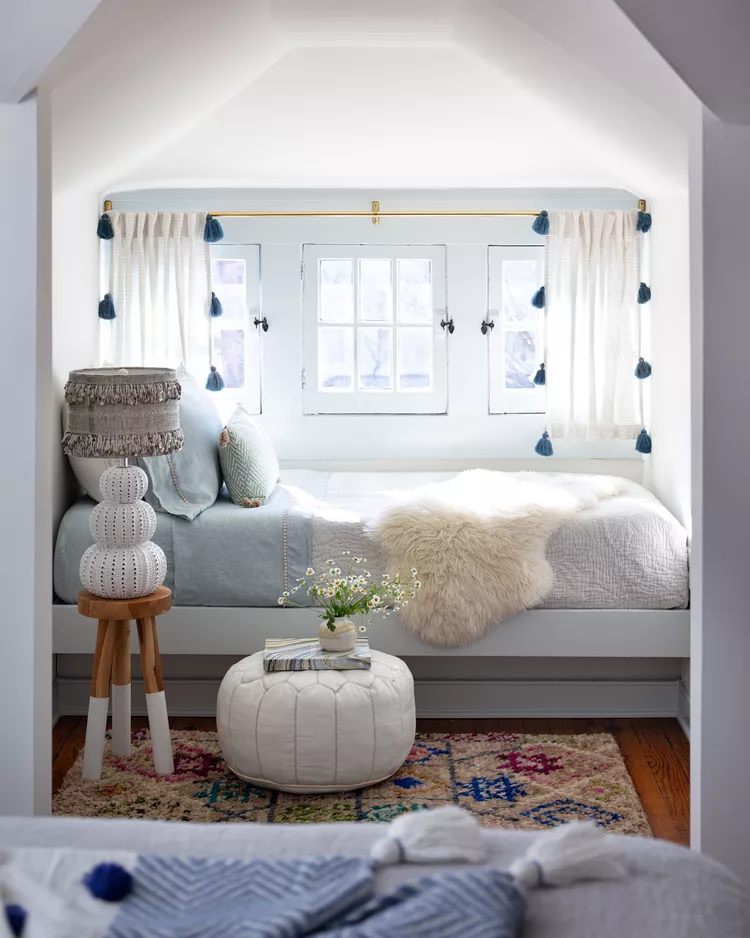 Boho-Style Alcove Bed