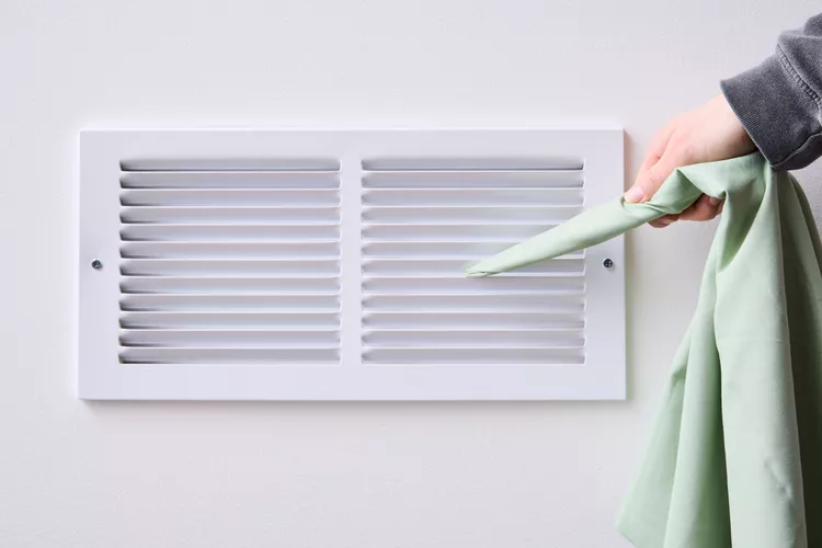 Wipe Down Dirty Air Vents