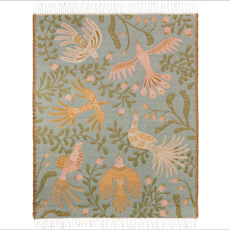 Peace + Riot Plume Throw Blanket