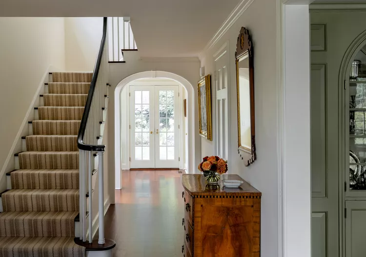 Front Entrance of Colonial-Revival Home