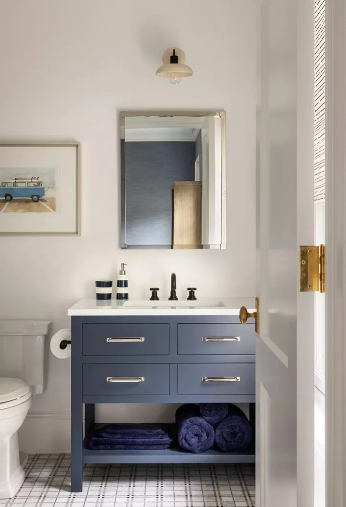 Single Vanity With a ShelfSingle Vanity With a Shelf