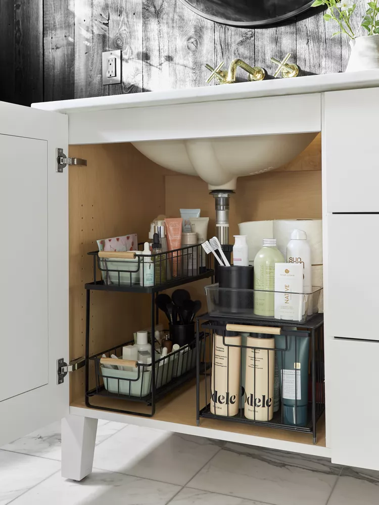Vanity With Interior Organizers