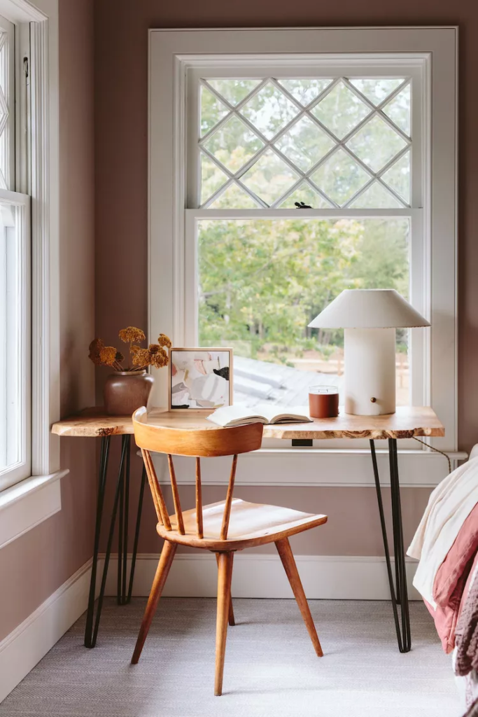 Desk as a Nightstand