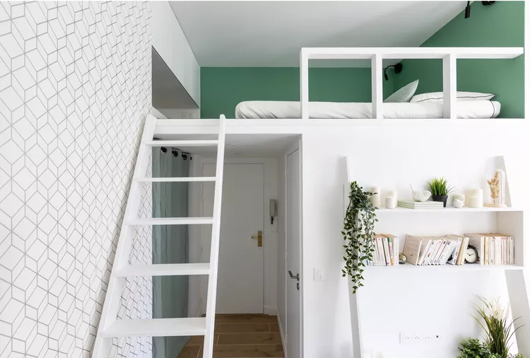 Lofted Bed