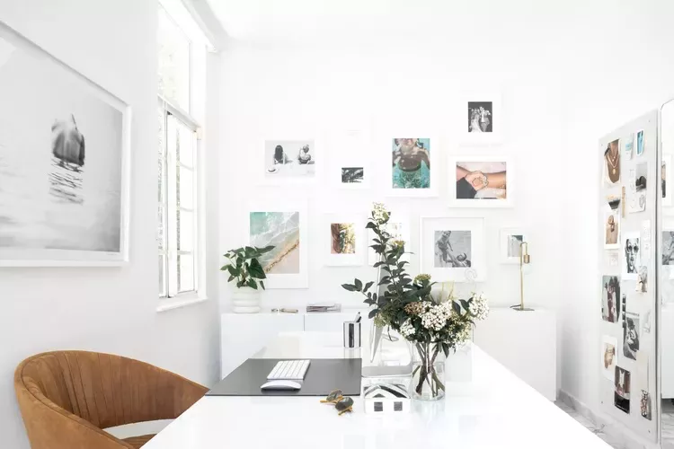 Hang Inspiring Art Across From Your Desk
