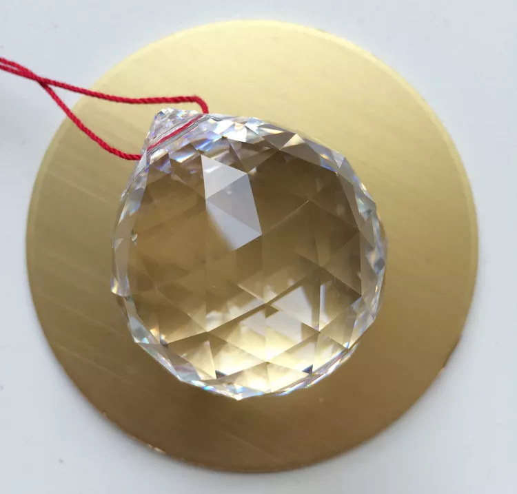 Hang a Feng Shui Crystal Ball