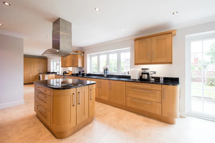 Curved Kitchen Cabinetry