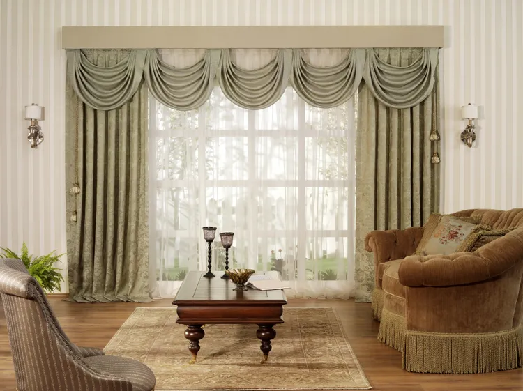 Layered Window Treatments