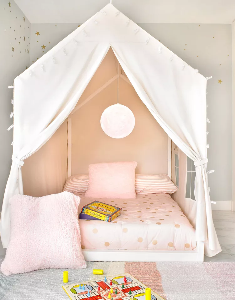 Kids Tented Canopy Bed
