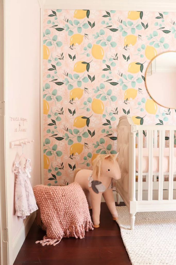 Try Hand-Painted Wallpaper