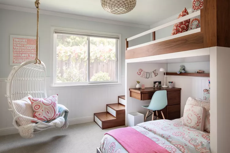 Kids Loft Bed Built-In