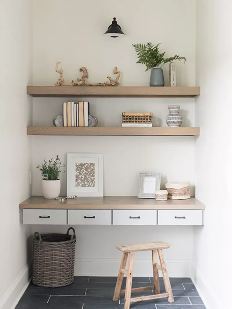 Stacked Shelves Built-In