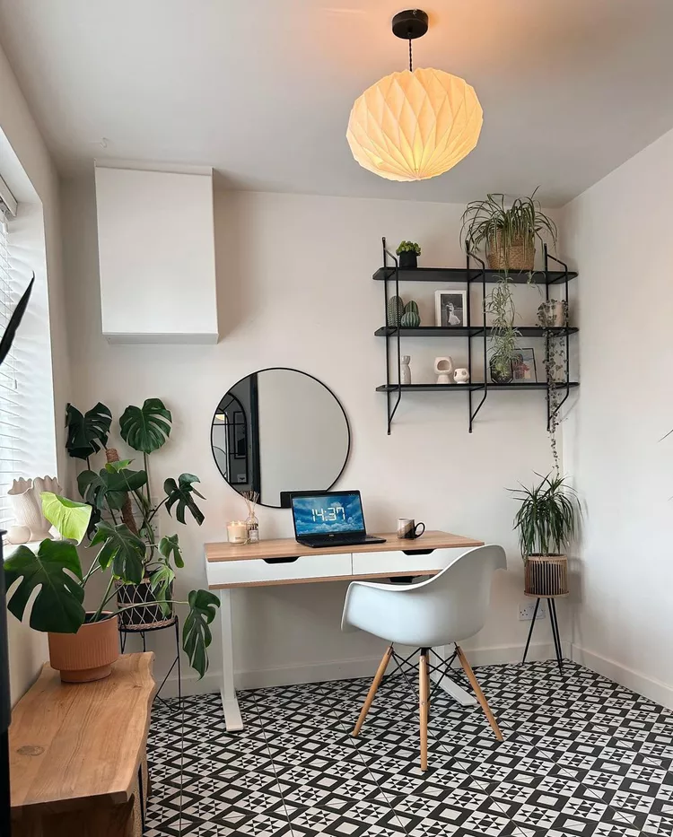 Hang a Small Metal Shelf