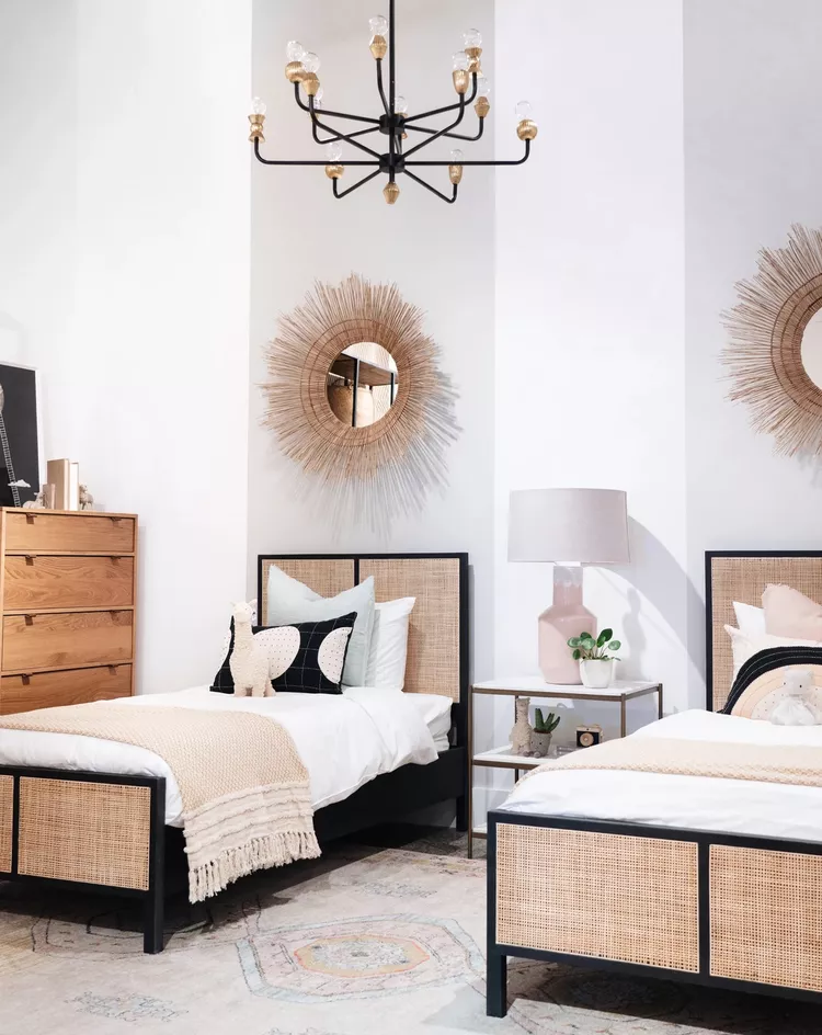 Wood and Woven Accents