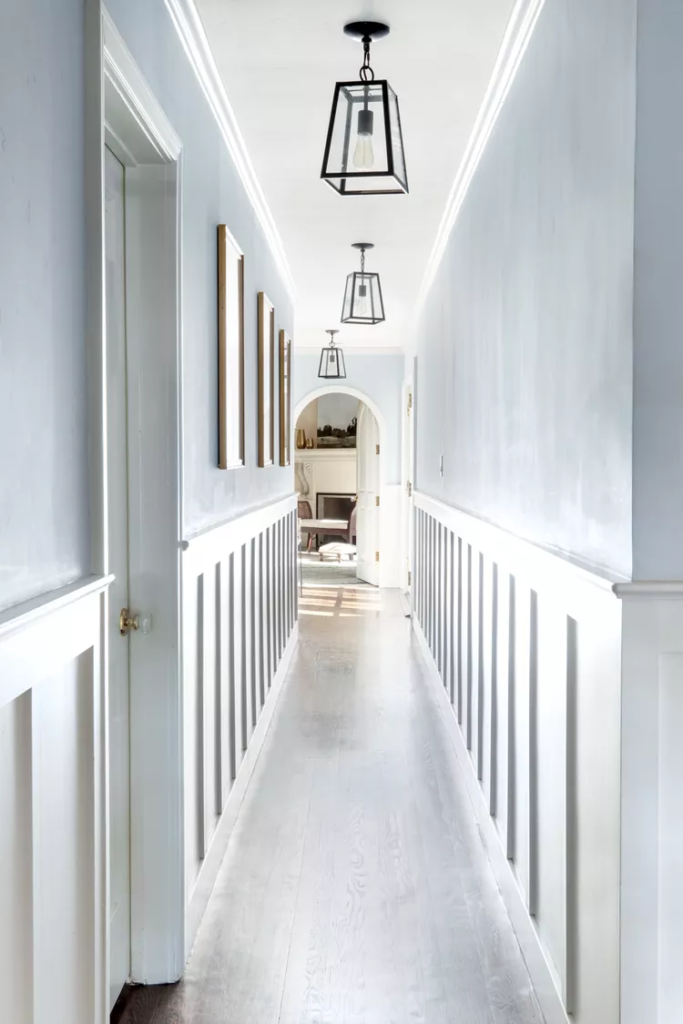 Pair White and Baby Blue